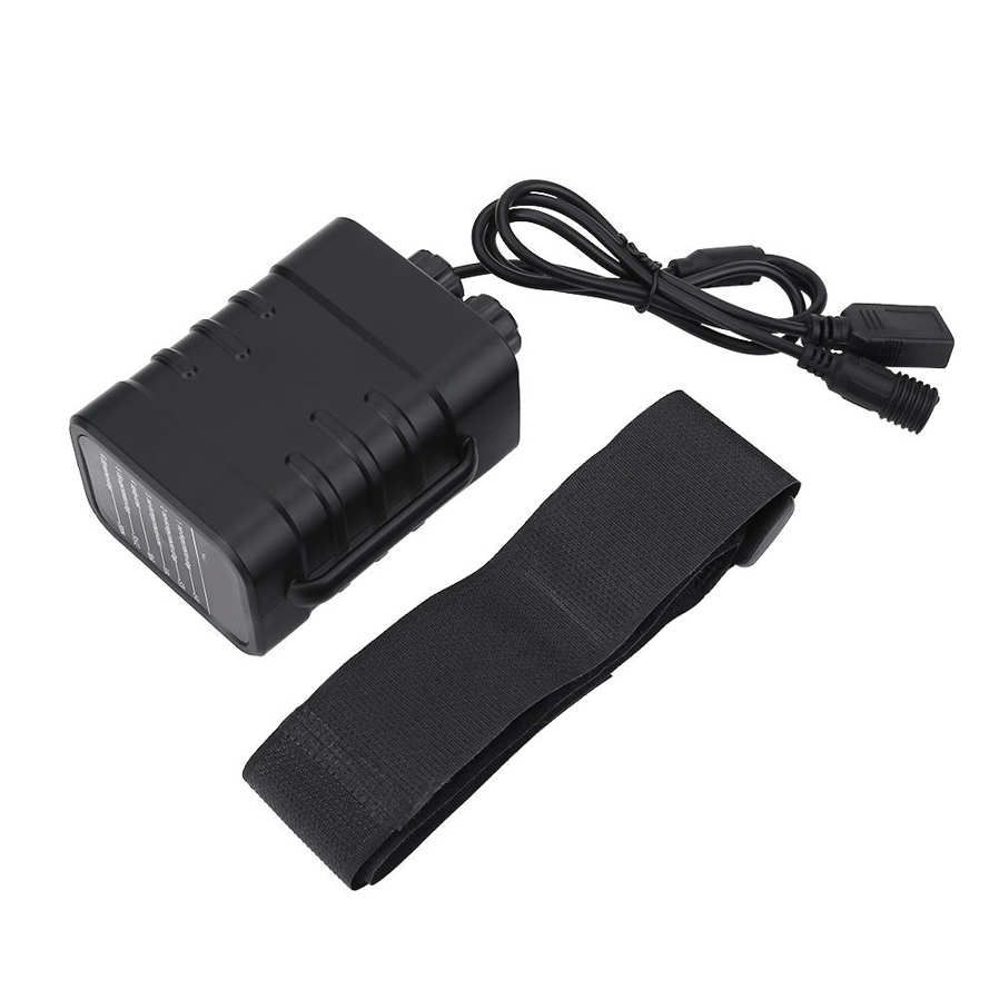 8.4V 6x Waterproof Pack Box House Case Cover For Bike Lamp Strap❤T