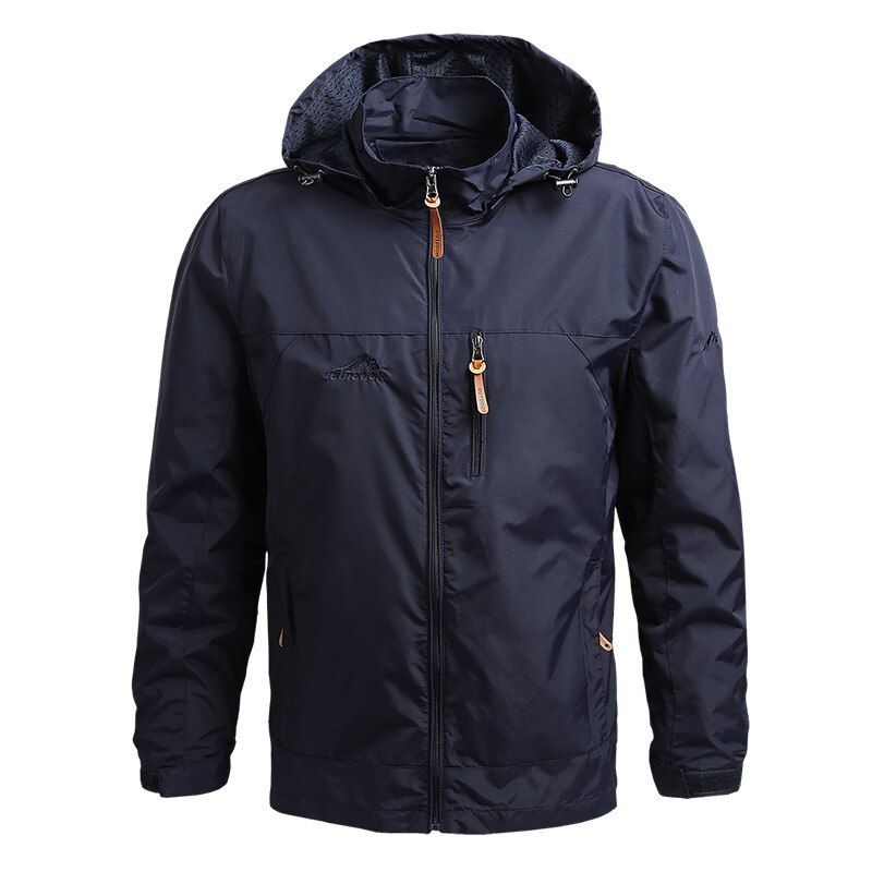 Outdoor Jackets for Men Windproof and Watherproof Jackets Windbreaker Hiking Camping Fishing Clothes Nylon Fabric Sun Protection
