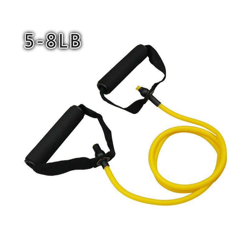 Latex 5 Levels Resistance Bands with Handles Pull Rope Elastic Fitness Exercise Tube Band for Home Workouts Strength Training