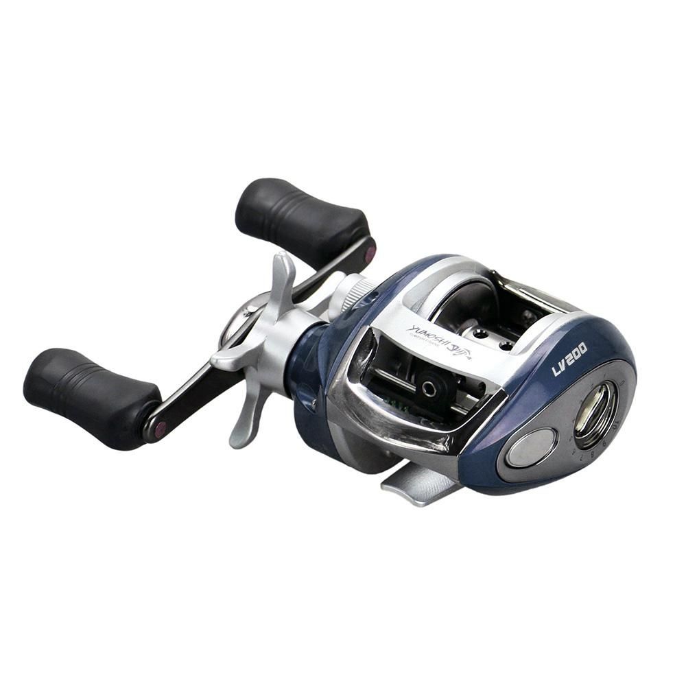 12+1 BB Ball Bearing 6.2:1 Bait Casting Fishing Reel One-way Clutch Baitcasting Reel Right Hand Fishing Reel Magnetic Brake Lure Fishing Reel