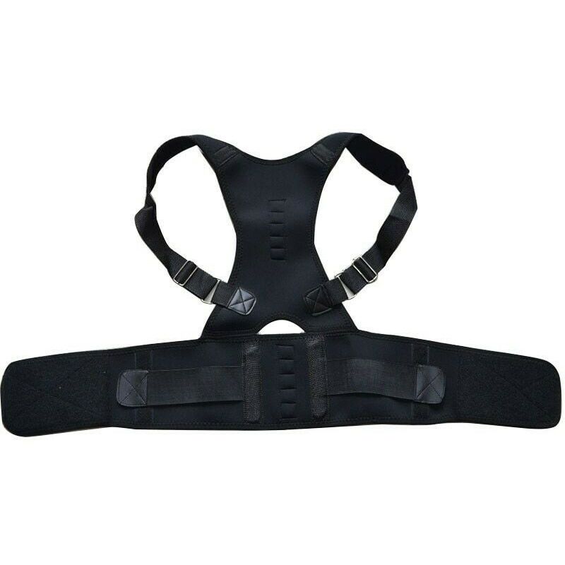 Fajas Para Men&Women Back Support  Adjustable Magnetic Posture Corrector Brace Back Belt Lumbar Support Orthopedic Shapewear US