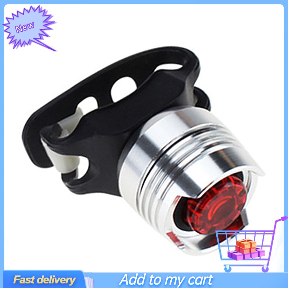 Waterproof Bicycle Bike Cycling Tail Rear Warning Safety LED Lamp Light Bulb