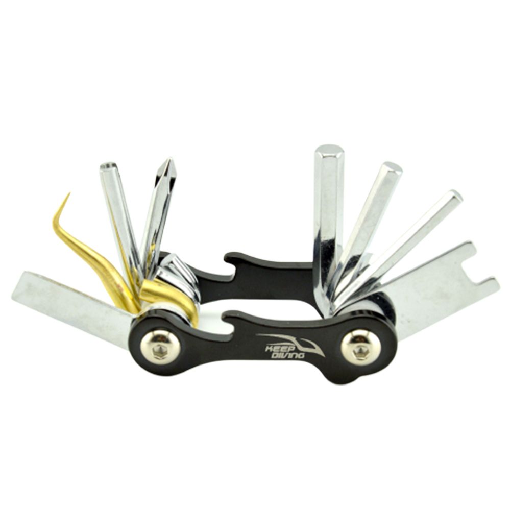8 in 1 Diving O-Ring Pick Wrench Screwdriver Multi ools for Repairing Adjusting Scuba Dive BCD Equipment