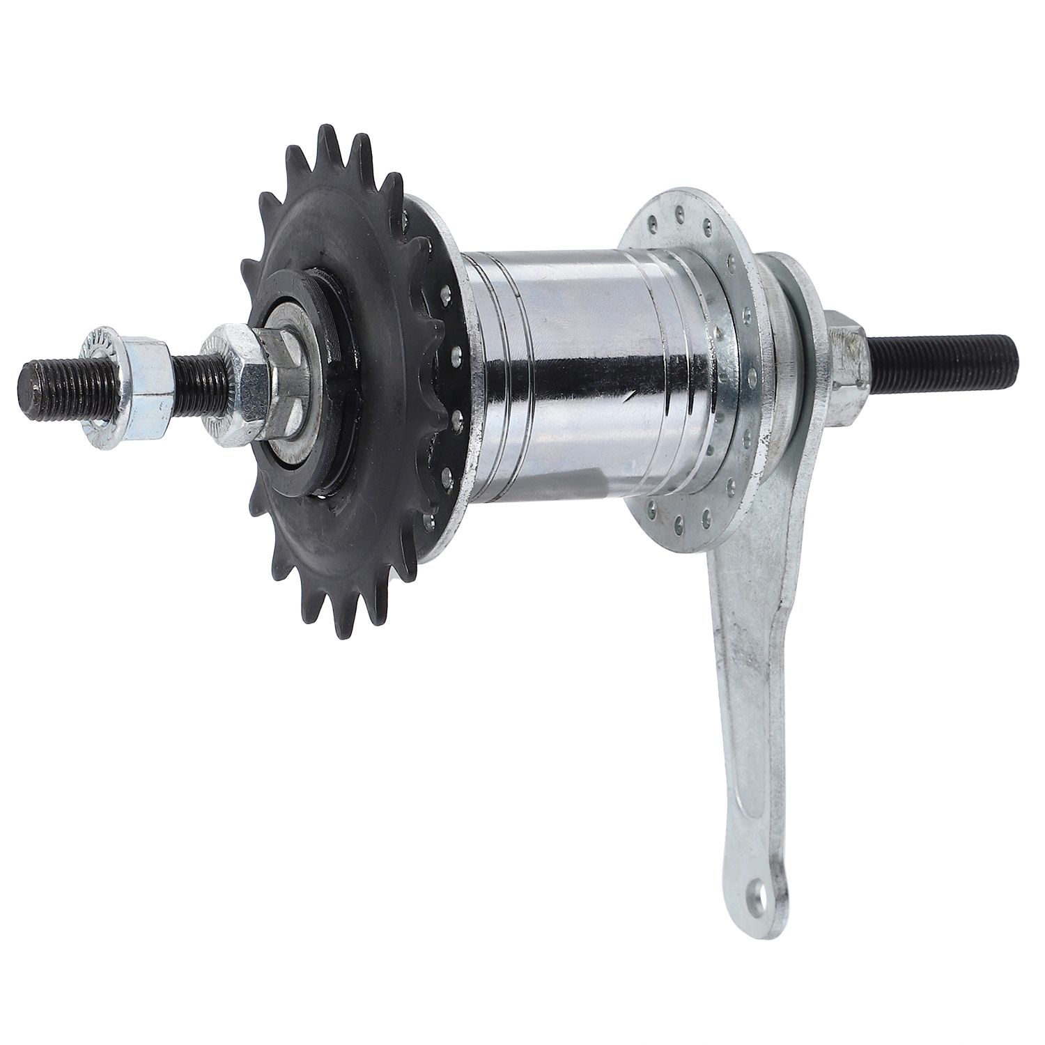 Individual 36 Hole Reversing Ride Backwards Brake Fixed Gear Bike Rear Hub Aluminum Alloy Bicycle Bike Coaster Brake Rear Hub