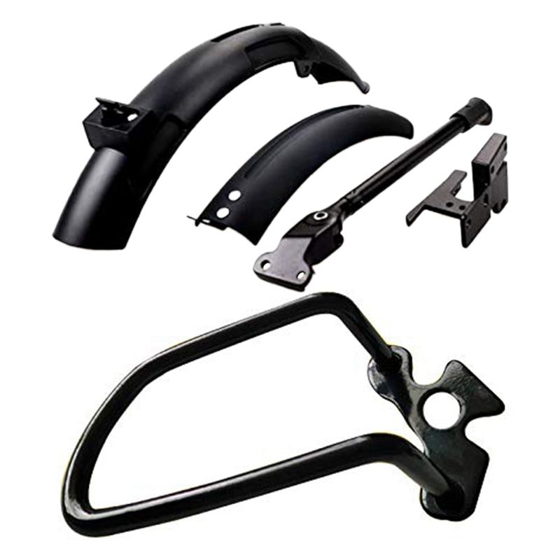 for Xiaomi Qicycle EF1 Electric Bike Rear Derailleur Protector Guard Bar Hanger Avoiding Damage & Mudguard and Kickstand Tyre Splash Fender Support
