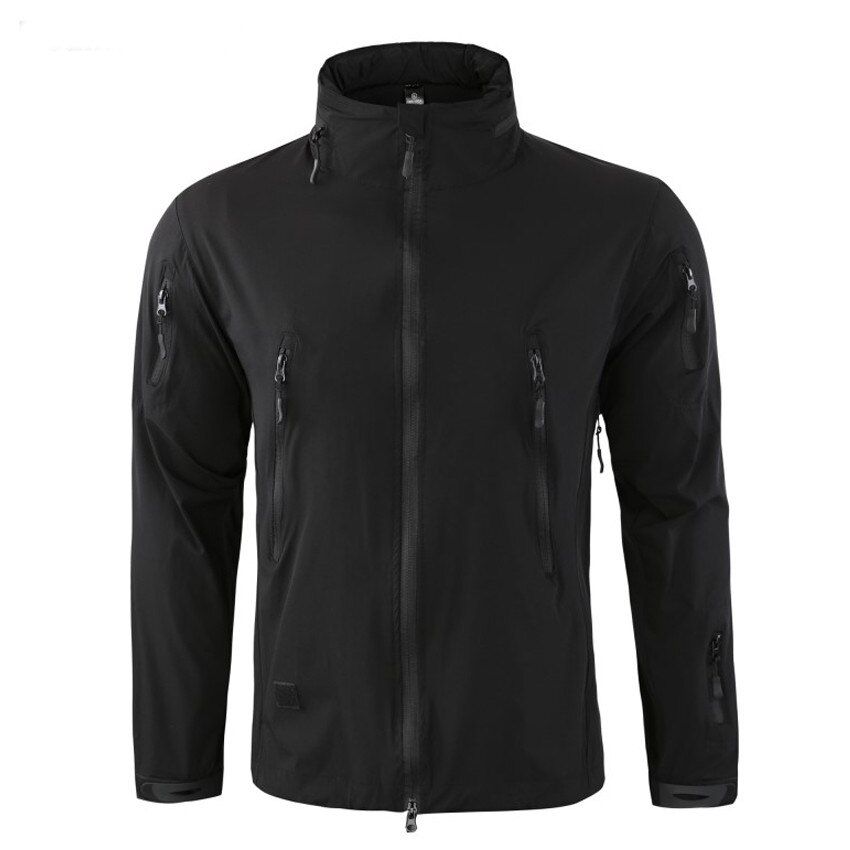 Men Spring Hiking Breathable Jackets Outdoor Sport Camping Climbing Running Male Quick Dry Thin Hooded Coats VA458