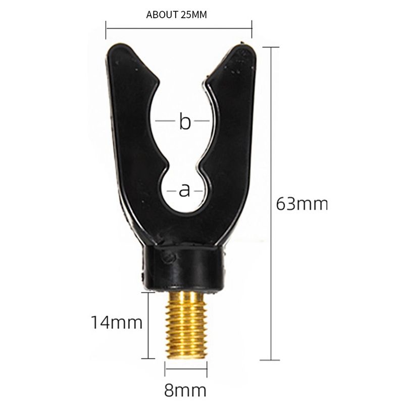 4PCS Fishing Rod Head Universal Pole Rack Holder Carp Fish Pole Support Stand Bracket Clip Fishing Accessories