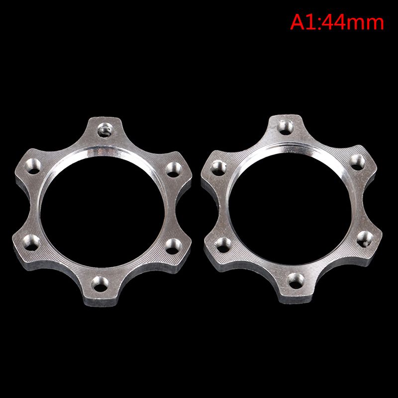 2PCS Bicycle Bike Freewheel Threaded Hubs Disk Disc Brake Rotor Flange Adapter