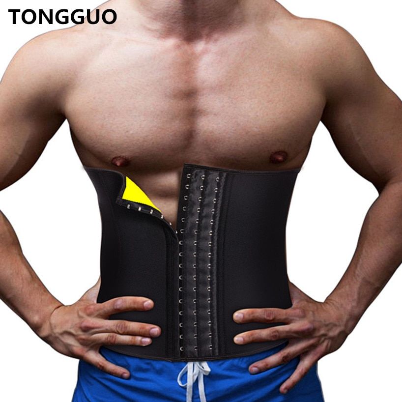 Men Belt Neoprene Man Shaper Male Waist Trainer Cincher Corset Men Body Modeling Belt Tummy Slimming Strap Fitness Shapewear