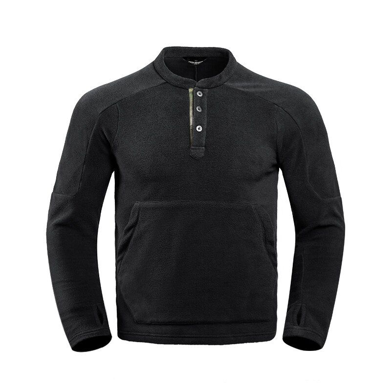 FREE SOLDIER outdoor catching fleece men's autumn and winter sports thick coat fleece plvelvet warm  bottoming shirt