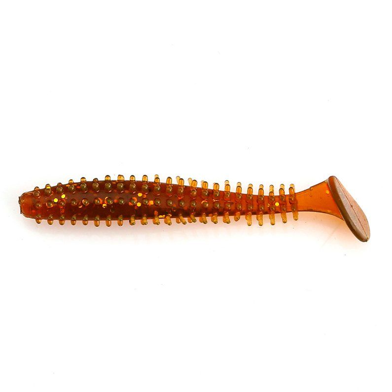 SL00216T Maggot With T Tail Simulation Fishing Fake Bait Road Lure Hard Bait