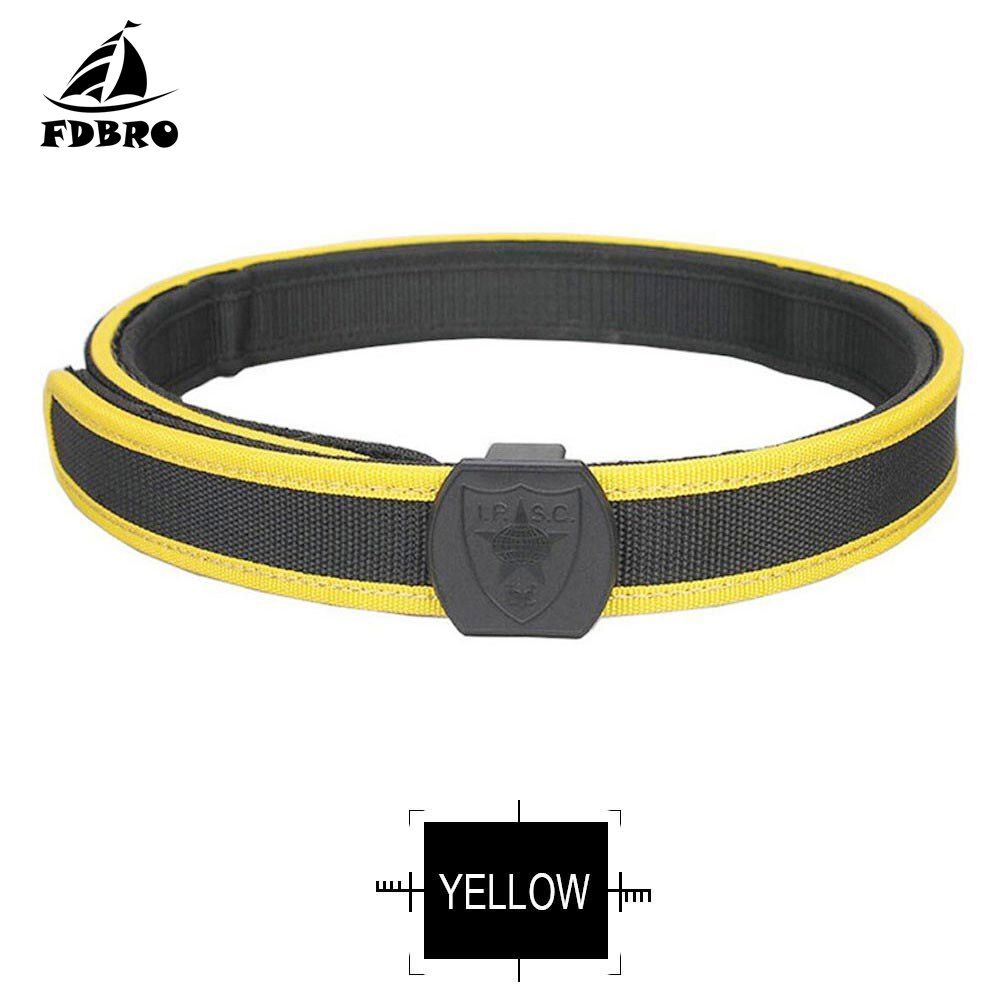 FDBRO Tactical Belt IPSC Tactical Equipment Professional Belt Waist Support for Outdoor Sports Preferred Battle Belt