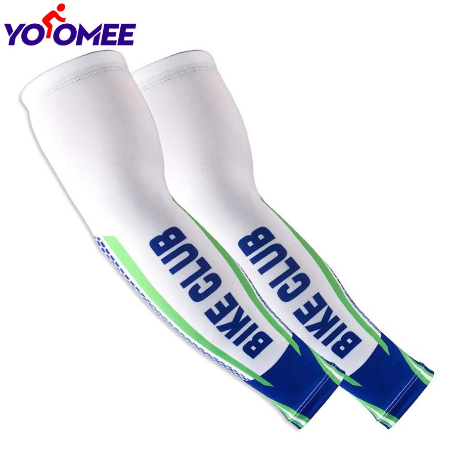 Yoomee 1 Pair Arm Sleeves Fashion Riding Cuffs Breathable Sunscreen Ice Sleeve Arms Outdoor Running Outdoor Basketball Running Gear
