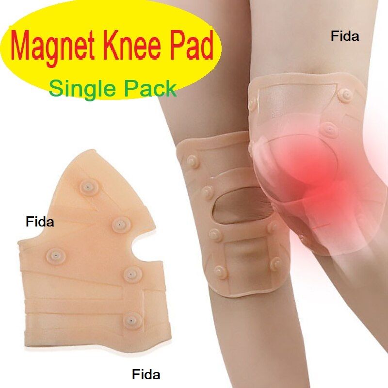 Silica Gel Knee Pad Magnetic Knee Brace Therap Support Belt Massager for men women