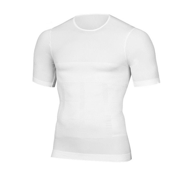 Men Compression Seamless Slimming Vest Body Shaper Control Tummy Compression Body Building Fat Burn Tank Top Corset