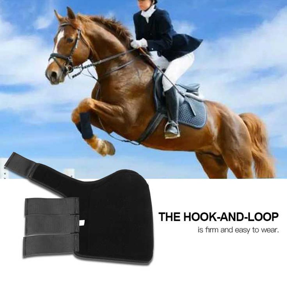 Hisea 1 Pair Horse Legs Protection Wraps Horses Boots Horsemanship Riding