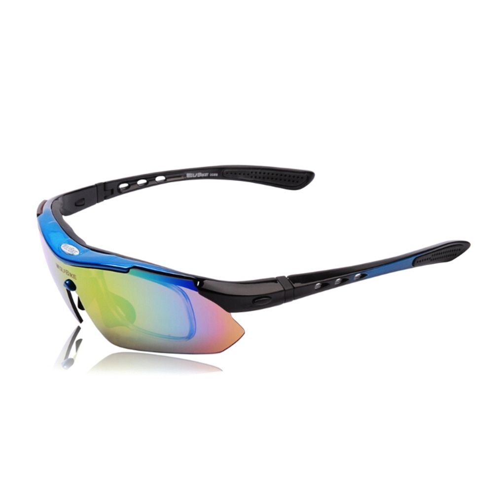 New Cycling Polarized Lens Bike Sunglasses Bicycle Sun Glasses Mirror Outdoor Sports Goggles Anti UV Eyewear 5 Lens
