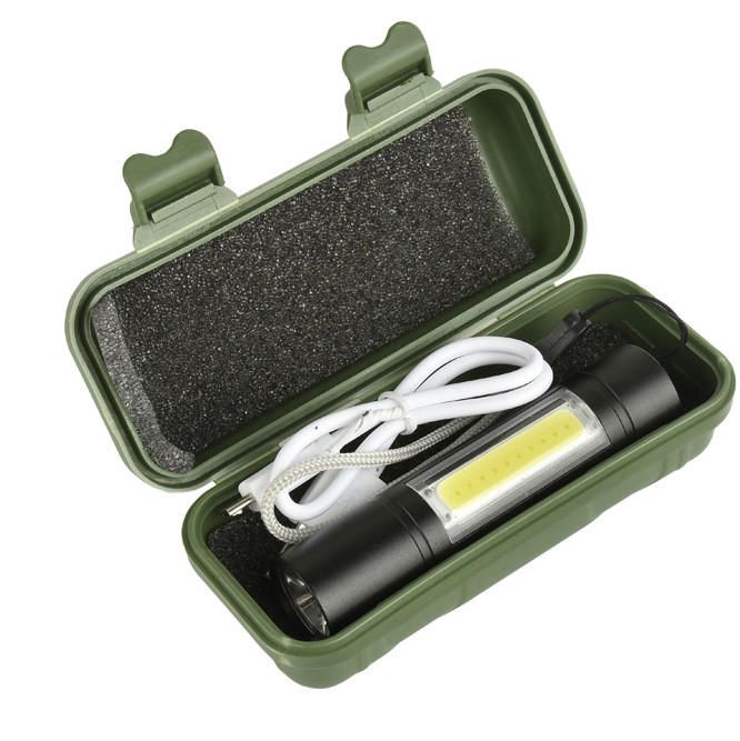 USB Rechargeable 3 Mode High Power Mini LED Torchlight Torch