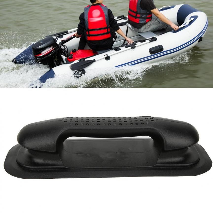 PVC Handle Grab Rail Handrail cessory with Holes for Inflatable Boat Canoe Kayak