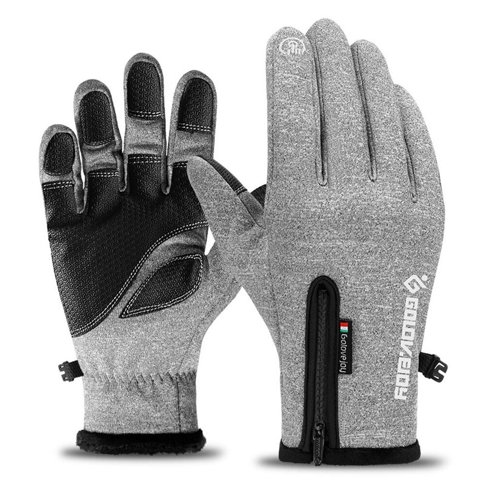 Bicycle Gloves ciclismo Moto Gloves Winter Thermal Fleece Lined Winter Water Resistant Touch Screen Non-slip Riding Gloves S-2XL