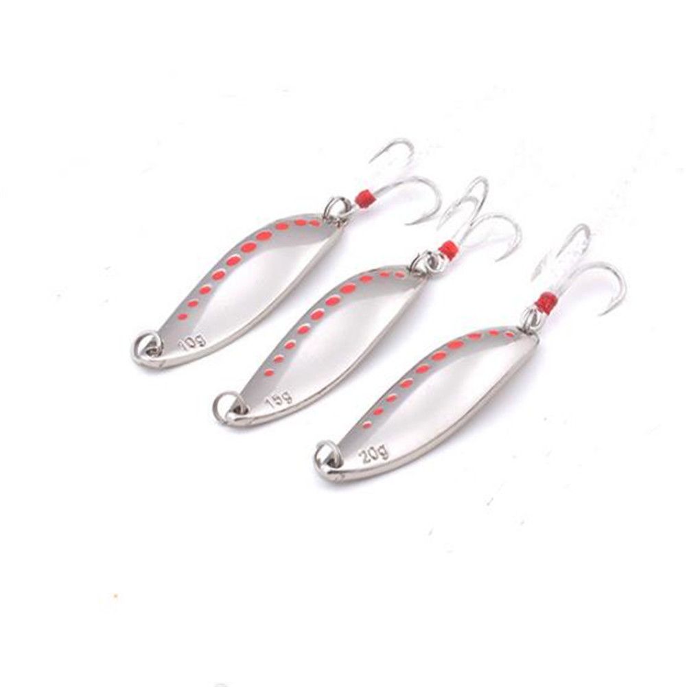Yfashion 5.5cm ch-shape Design Metal Bait Fishing Lure  Fish Bait Hard Bait for water Seawater