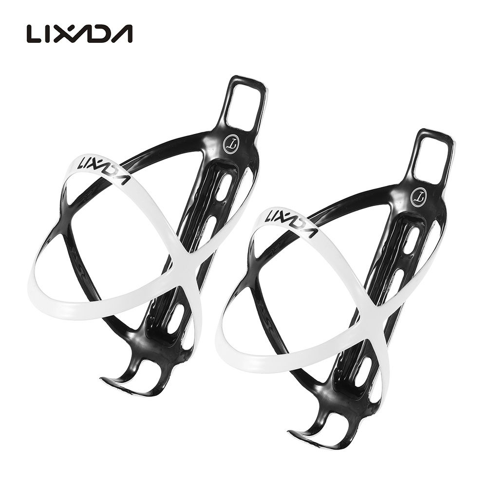 2pcs Lightweight Bottle Cage Carbon Fiber Water Bottle Cage MTB Bottle Holder Road Bike Water Bottle Bracket