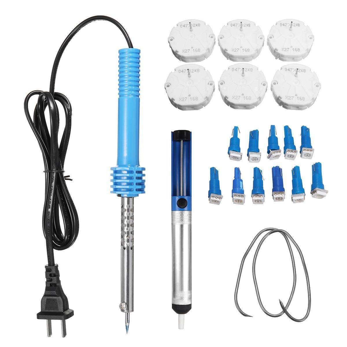 110V 6pcs X27 168 Stepper Motors + Speedometer Cluster Repair Kit +11x LED Bulds