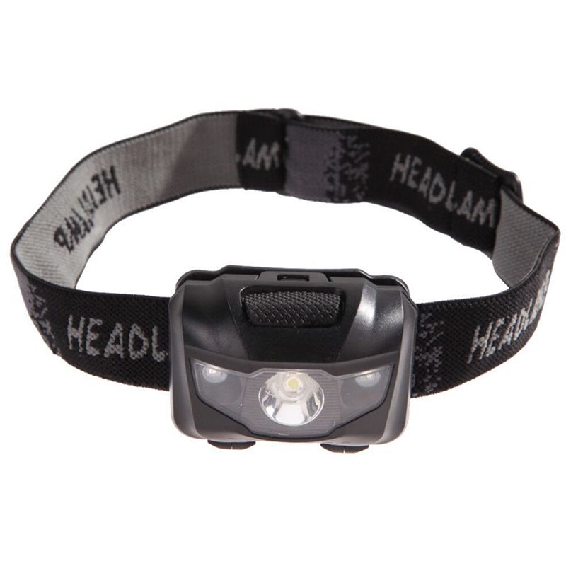 Outdoor Bicycle Lamp Headlight White Red Light Night Running Fishing Light