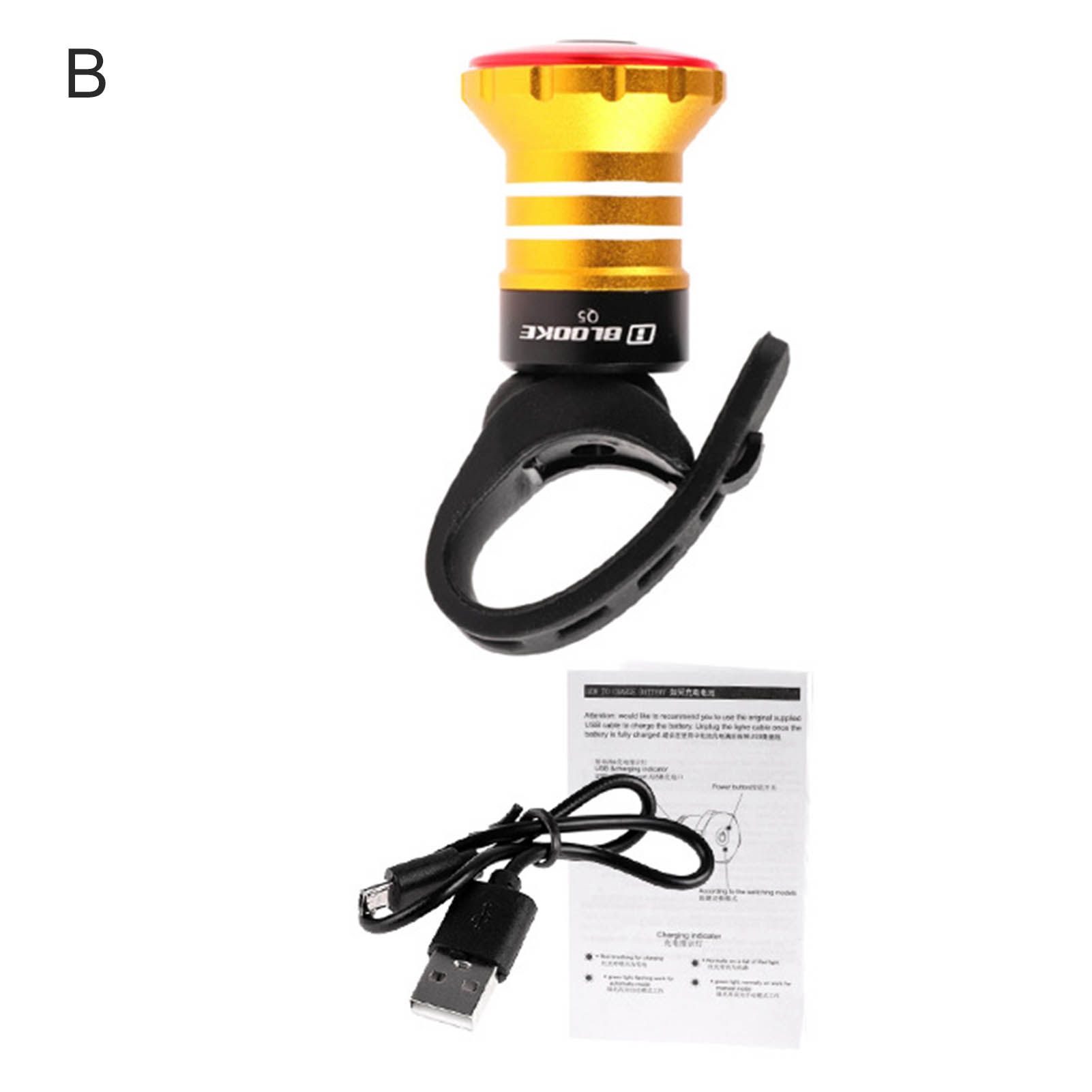 Bike Light IPX6 Waterproof 33.5H Using COB LED Bike Light