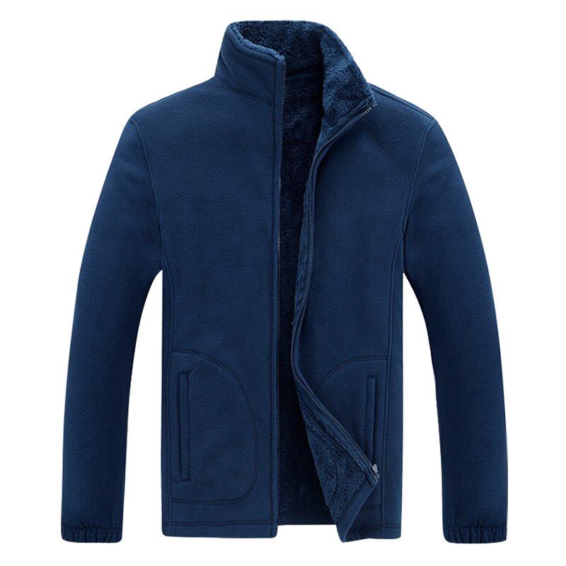 Mountainskin Winter Men's Hiking Fleece Jackets Outdoor Sports Windbreaker Camping Climbing Skiing Male 7XL Coats VA686