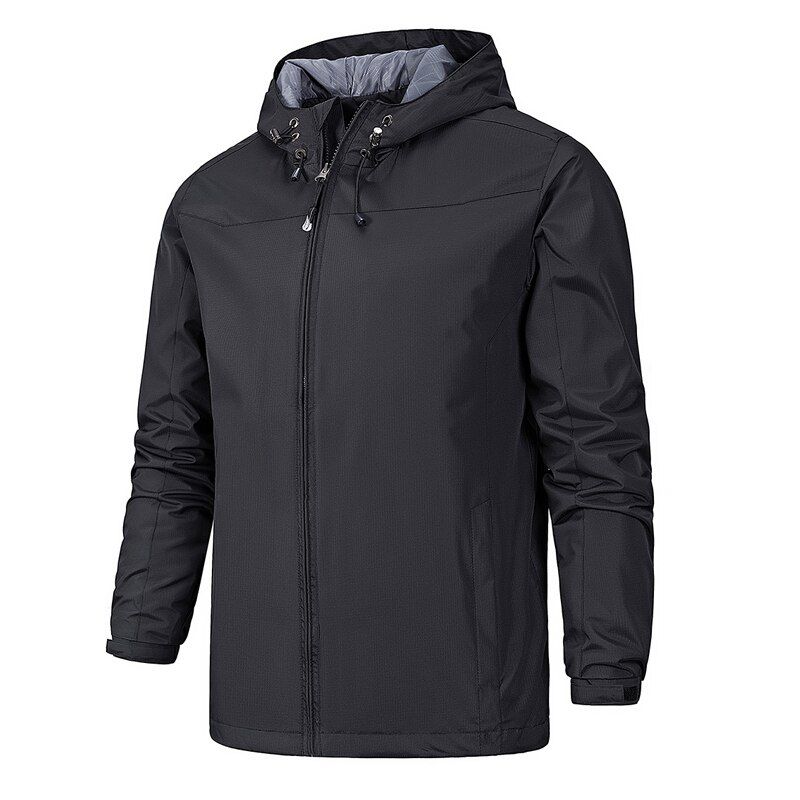 Spring Autumn Hiking Waterproof Jackets Men Outdoor Sports Climbing Camping Fishing Hooded Thin Coat Windbreaker Jacket