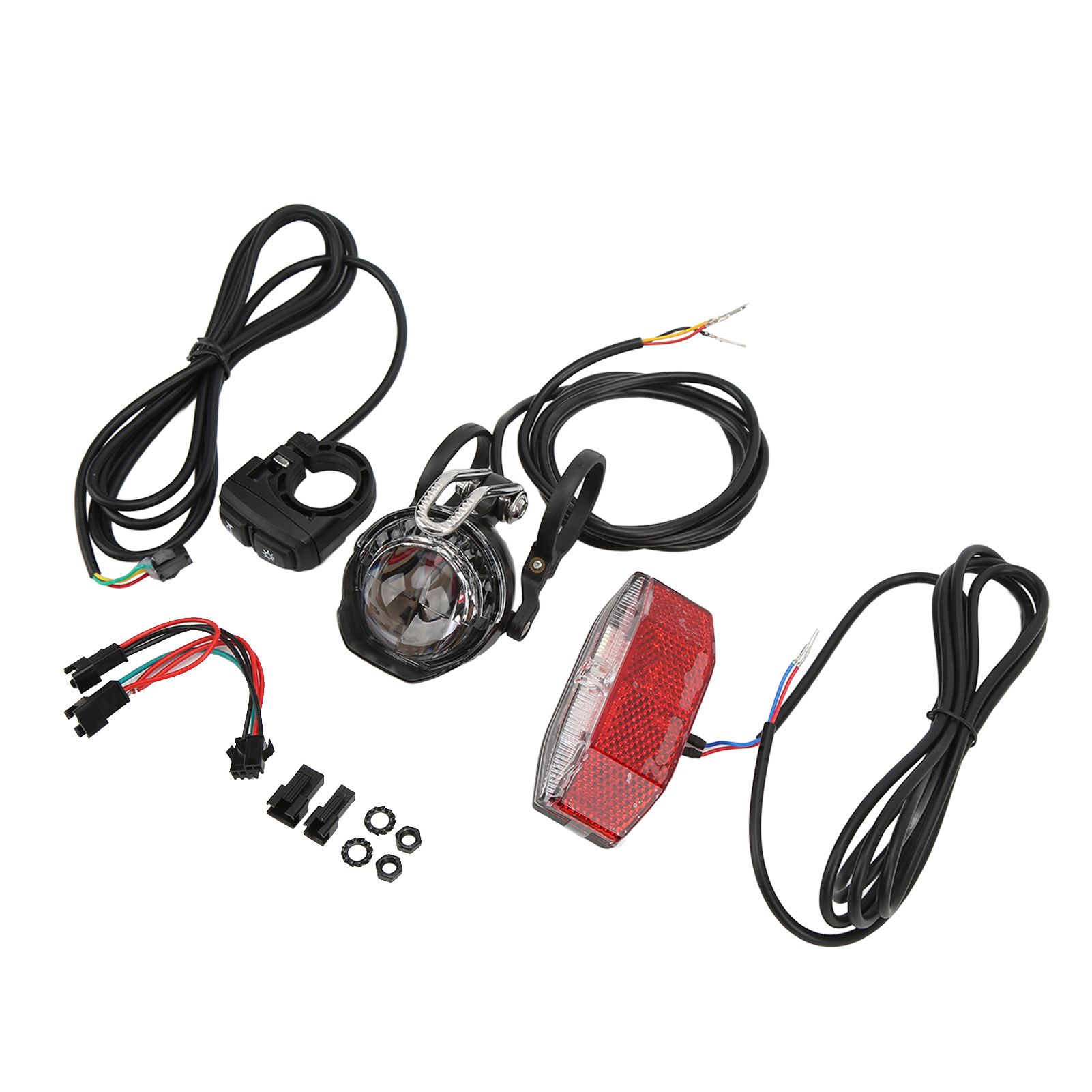 Buy Ying 24V 36V 48V Electric Bike Front and Rear Light Set Headlight Tail Speaker Kit