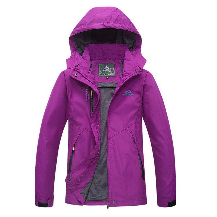 JACKSANQI Men Women Outdoor Jackets Spring Autumn Breathable Climbing Hiking Male Female Sport Coats Windproof Waterproof RA283