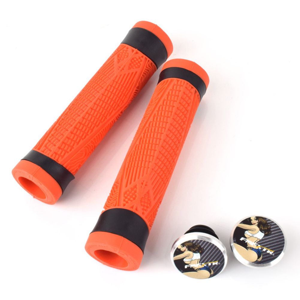 1 Pair Silicone MTB Handlebar  Cover Non-slip ip Cover For Folding Bike