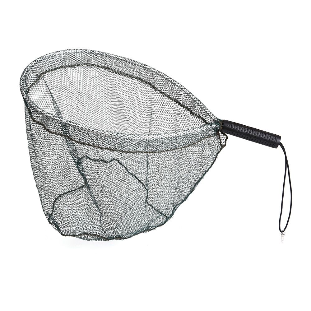 Fly Fishing Brail Landing Net Portable Lightweight Aluminum Landing Fishing Net Catch and Release Net Nylon Mesh