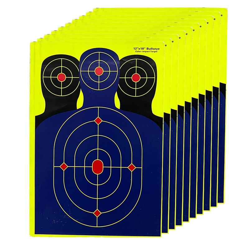 10Pcs Archery Splash Target Paper Face for Bow Practice Training