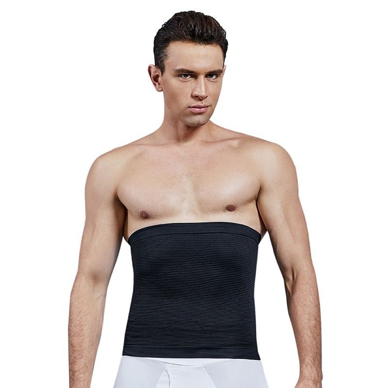 Men's Compression Body Shaper Belt Waist Trainer Body Shapers Slim Corset Slimming Fitness Tummy Control Girdle Waist Cincher