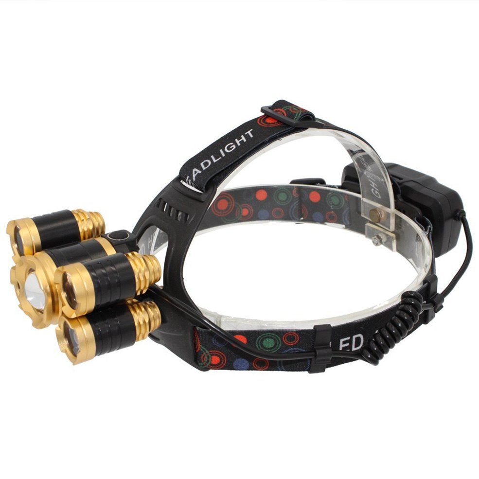 New Rechargeable XML T6 5 LED MTB Headlight Bike Light Super Bright