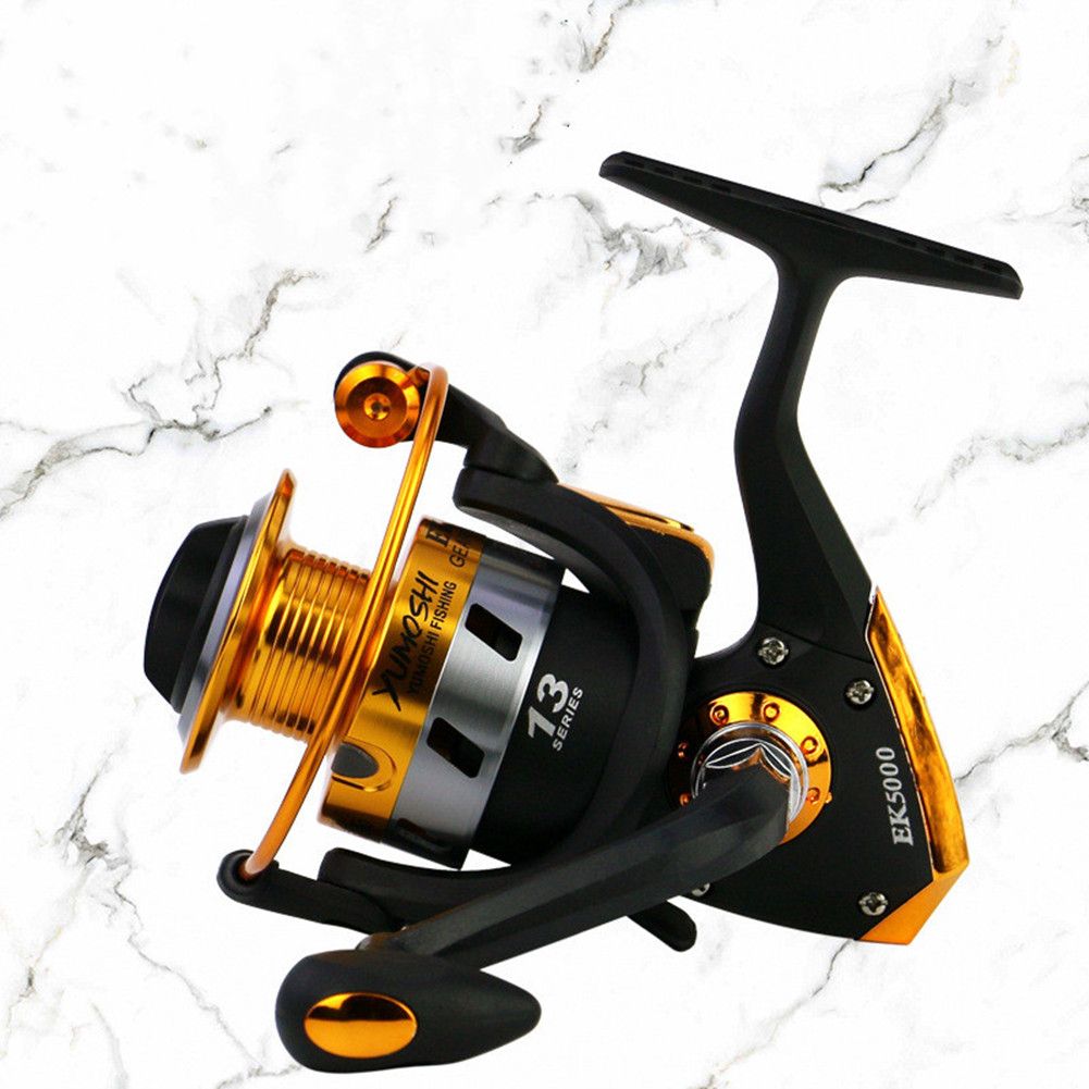 Yfashion 5.5:1 13BB Molinete Carp Fishing Reel ear Ratio Big ame Spinning Fishing Reels