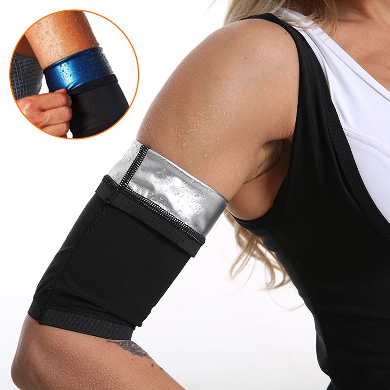 2Pc Sweat Sauna Arm Sleeves Body Shaper Slim Arms Hot Thermo Fat Burner Slimming