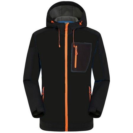 NUONEKO Softshell Hiking Jackets Men Windproof Waterproof Outdoor Sports Soft Shell Windbreaker Rain Coats JM09
