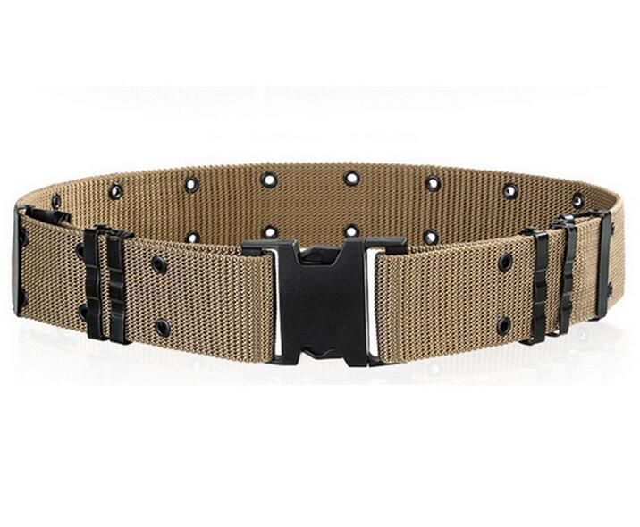 2" Nylon Web Belt Load Adjustable Size Tactical Military Waist Support Waist Accessories