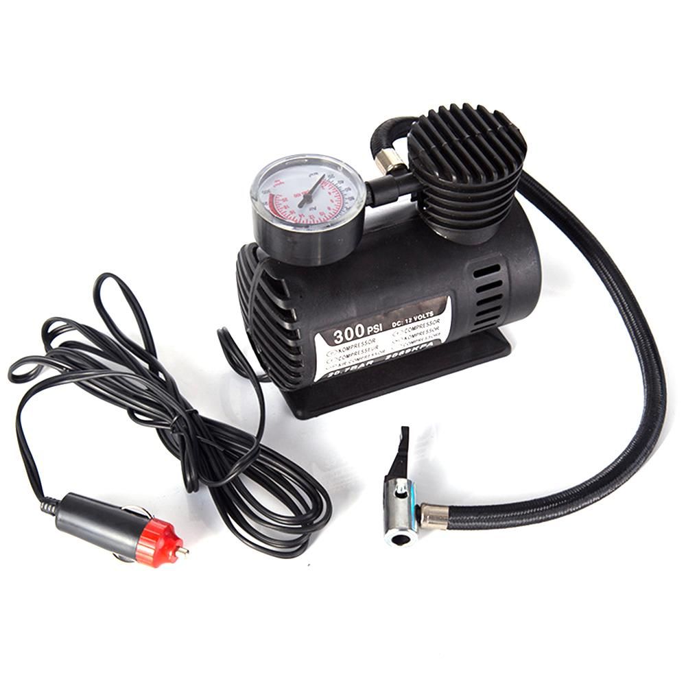 Car Mini Electric Inflation Pump Portable Tyre Air Inflator 300PSI Auto Compressor Pump for Car Bicycle Motorcycle Basketball