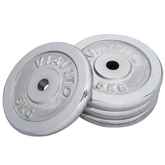 Dumbbell Plate 5Kg - Silver