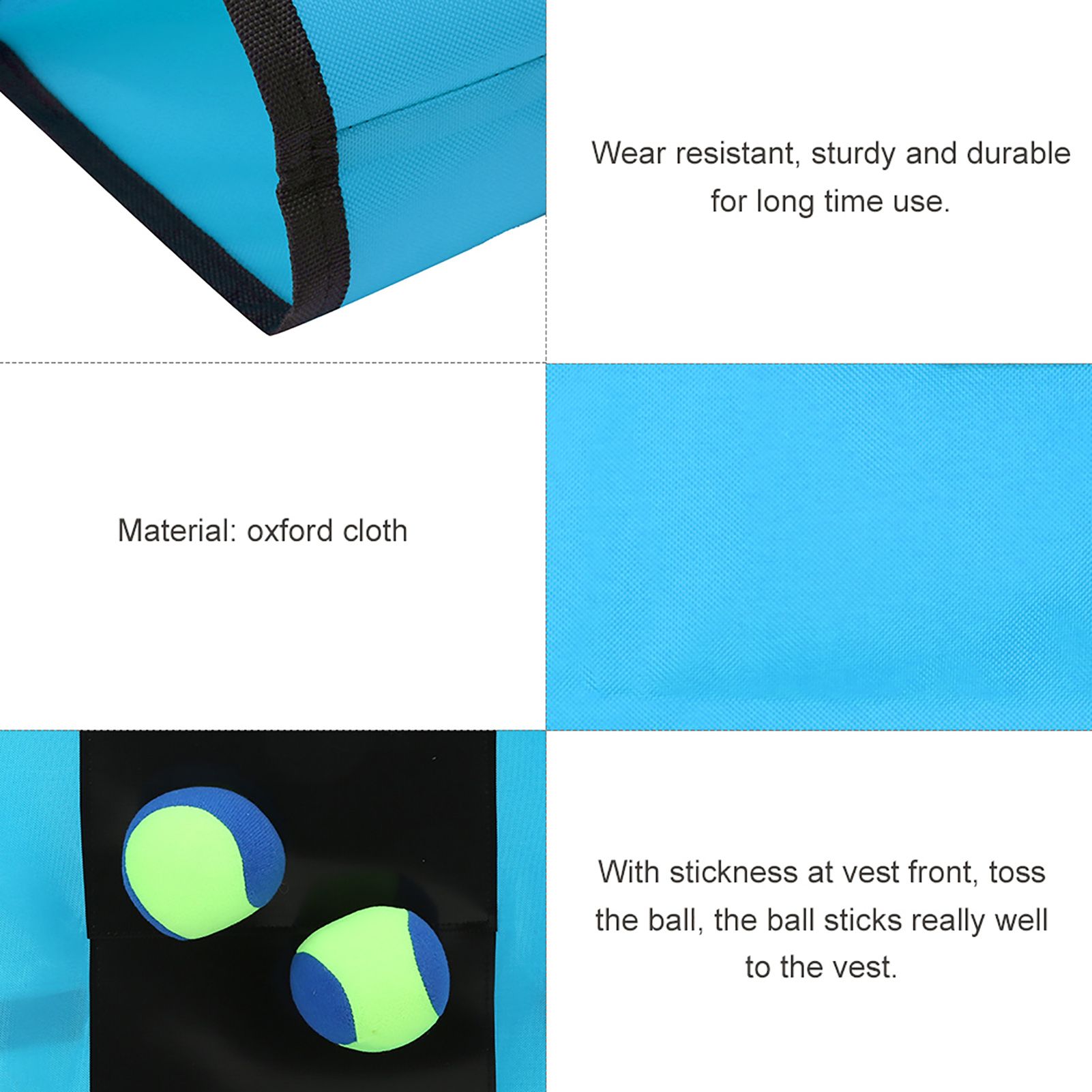 Sports Children Throwing Game Sandbag Kids Dodgeball Outdoor Stickness Vest for Boys Girls