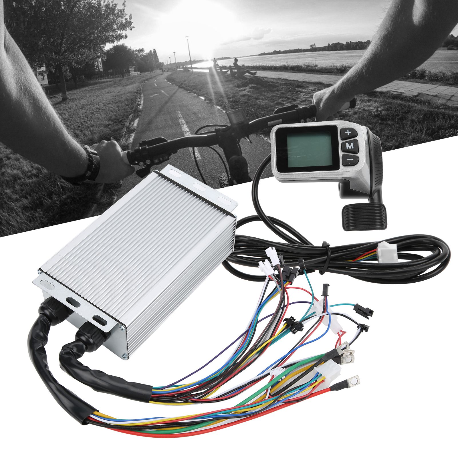 Controller for Electrical Scooter 36V/48V 1500W 124DX Brushless Motor Box LCD Meter