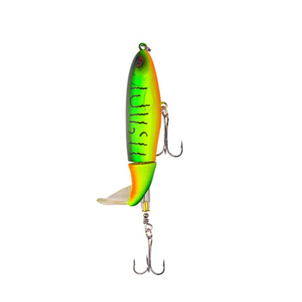 10CM 13G Whopper Popper Topwater Fishing Lure 3D Eyes Plastic Artificial Bait