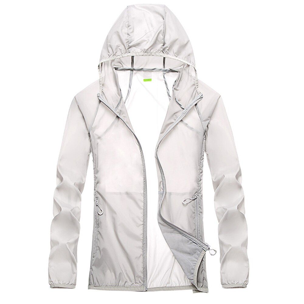 Outdoor Waterproof Jacket Women Men Windbreaker Anti-uv Sun Protection Quick-dry Ultra-thin Hiking Travel Walking Jackets  X614D