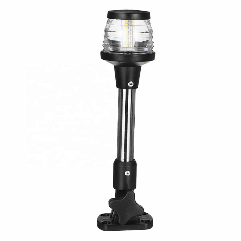Navigation Anchor Lights All Round 360 Degree Boat Navigation Lights White LED 12-24VDC for Fishing Boat Yacht Pontoon