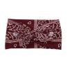 Uni Paisley Stretch Button Wide Headband Hair Band Yoga Workout Sweatband